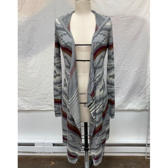 Long Cardigan Aztec Sweater by Stetson - Picture 2 of 5